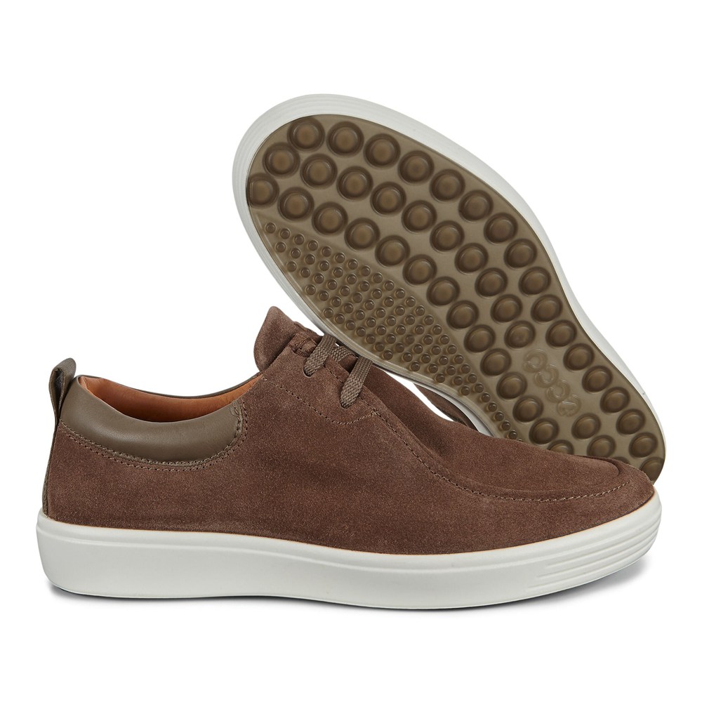 Mocasines Hombre - ECCO Soft 7 - Marrom - XKS035497